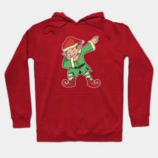 Cute Dabbing Elf Cartoon Hoodie